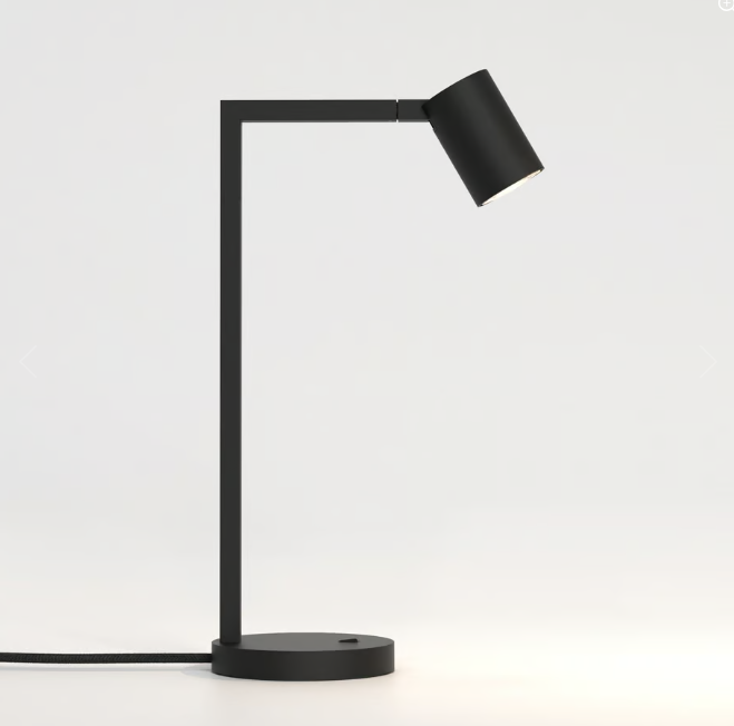 Ascoli Modern Desk Lamp with Adjustable Arm - Matte Black, Brushed Nickel & Polished Chrome Finishes - Perfect for Home Office, Study & Reading Nook Lighting