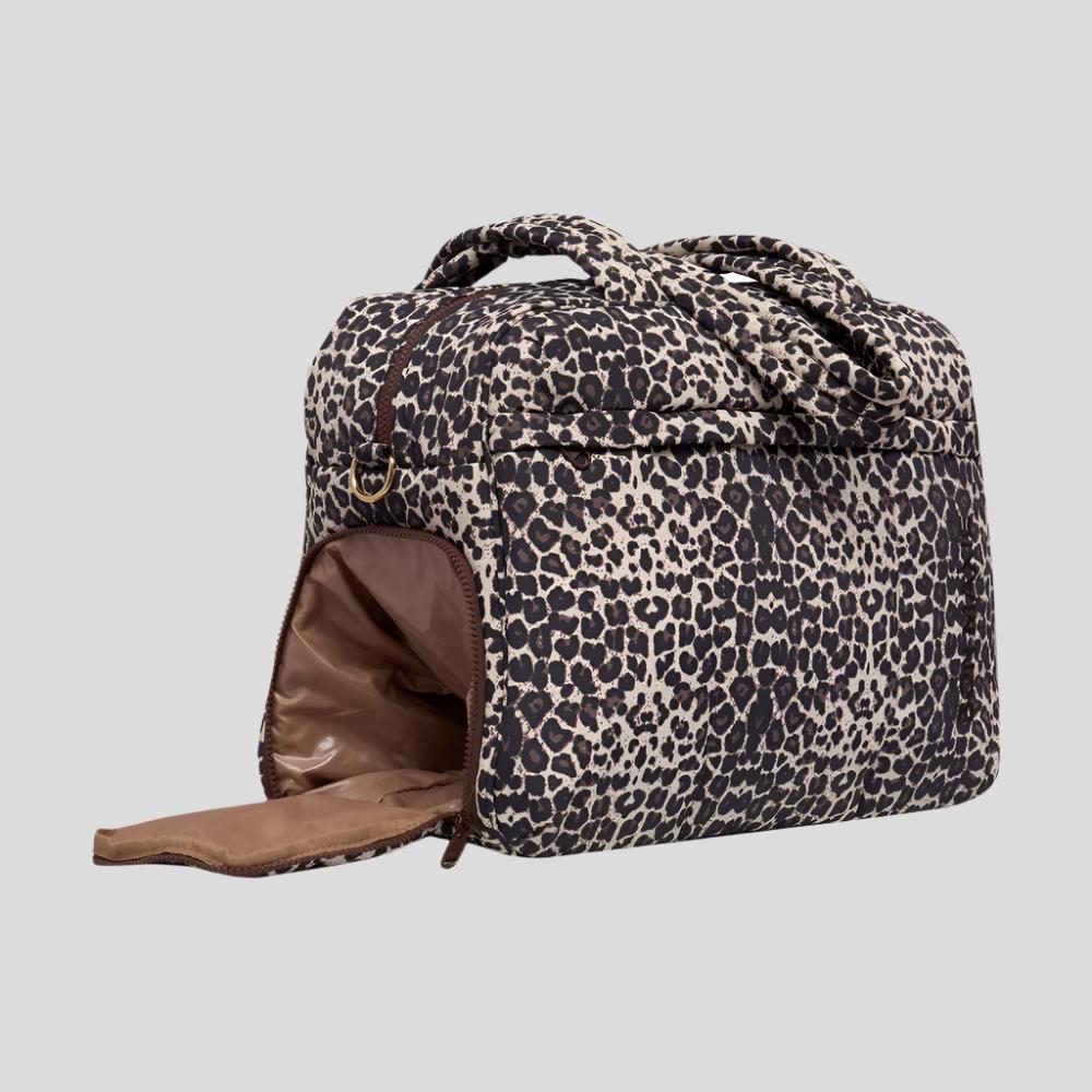 Stylish Leopard Print Everyday Duffel Bag - Lightweight & Durable Gym, Travel & Work Tote - Perfect for Fitness, Business Trips & Weekend Getaways