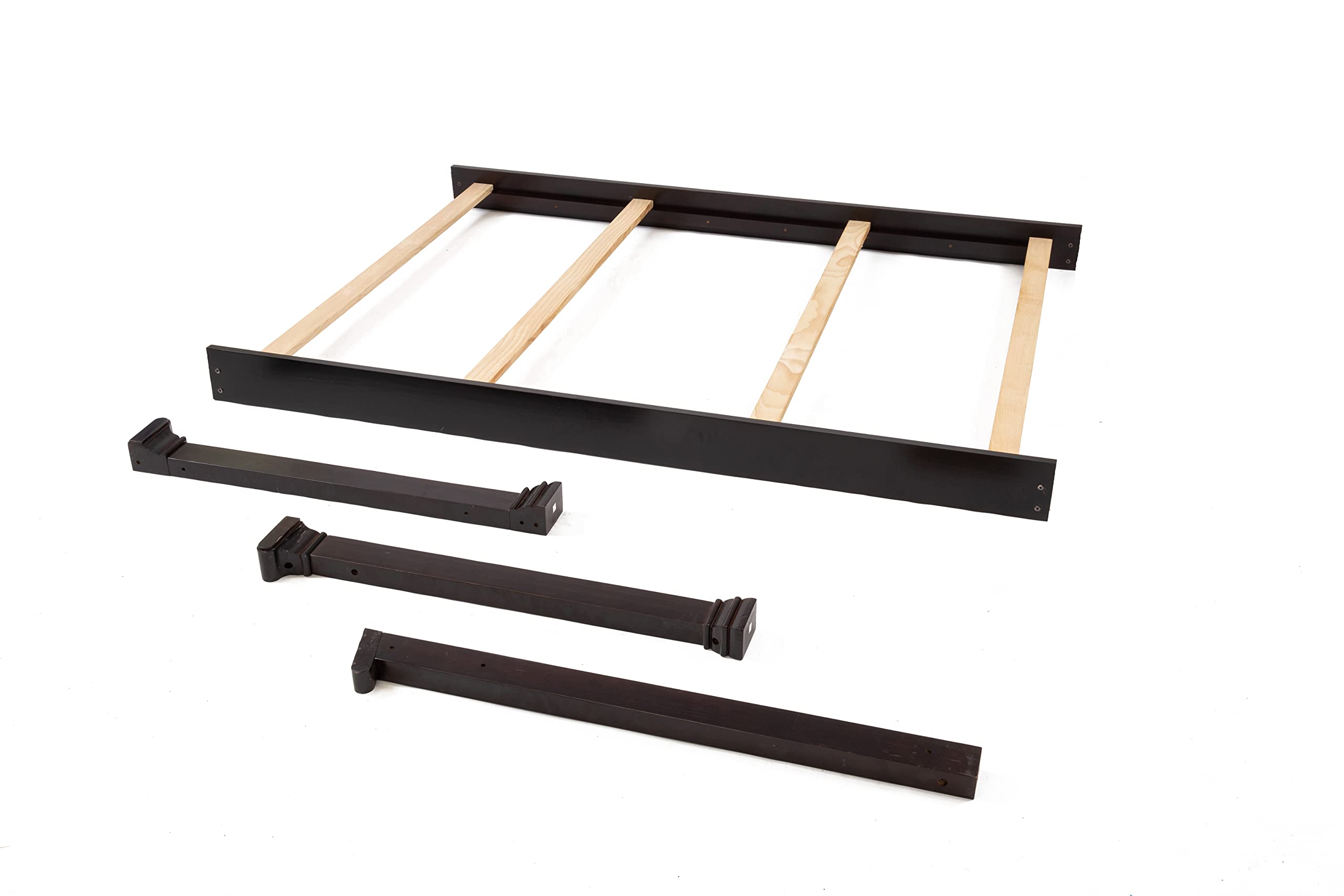 Full Size Conversion Kit Bed Rails for Sorelle Crib & Changer Combos - Espresso & Verona Models | Safe Toddler Bed Transition | Nursery Furniture Upgrade for Growing Kids