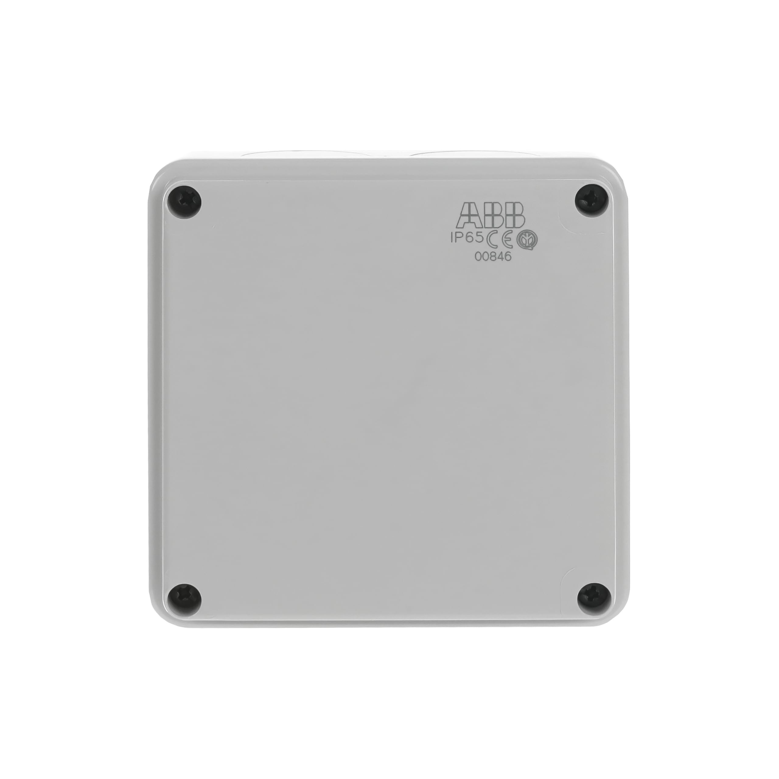 ABB IP55 Waterproof Junction Box - Shockproof Electrical Cable Connector Unit (100x100x50mm) for Indoor & Outdoor Use - Ideal for Home, Garden, and Industrial Wiring