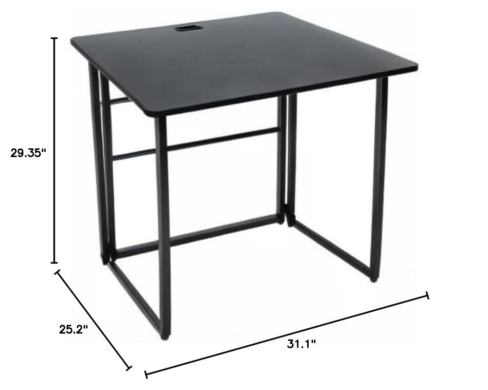 Portable Folding Desk with Handle - Compact Home Office & Travel Workspace
