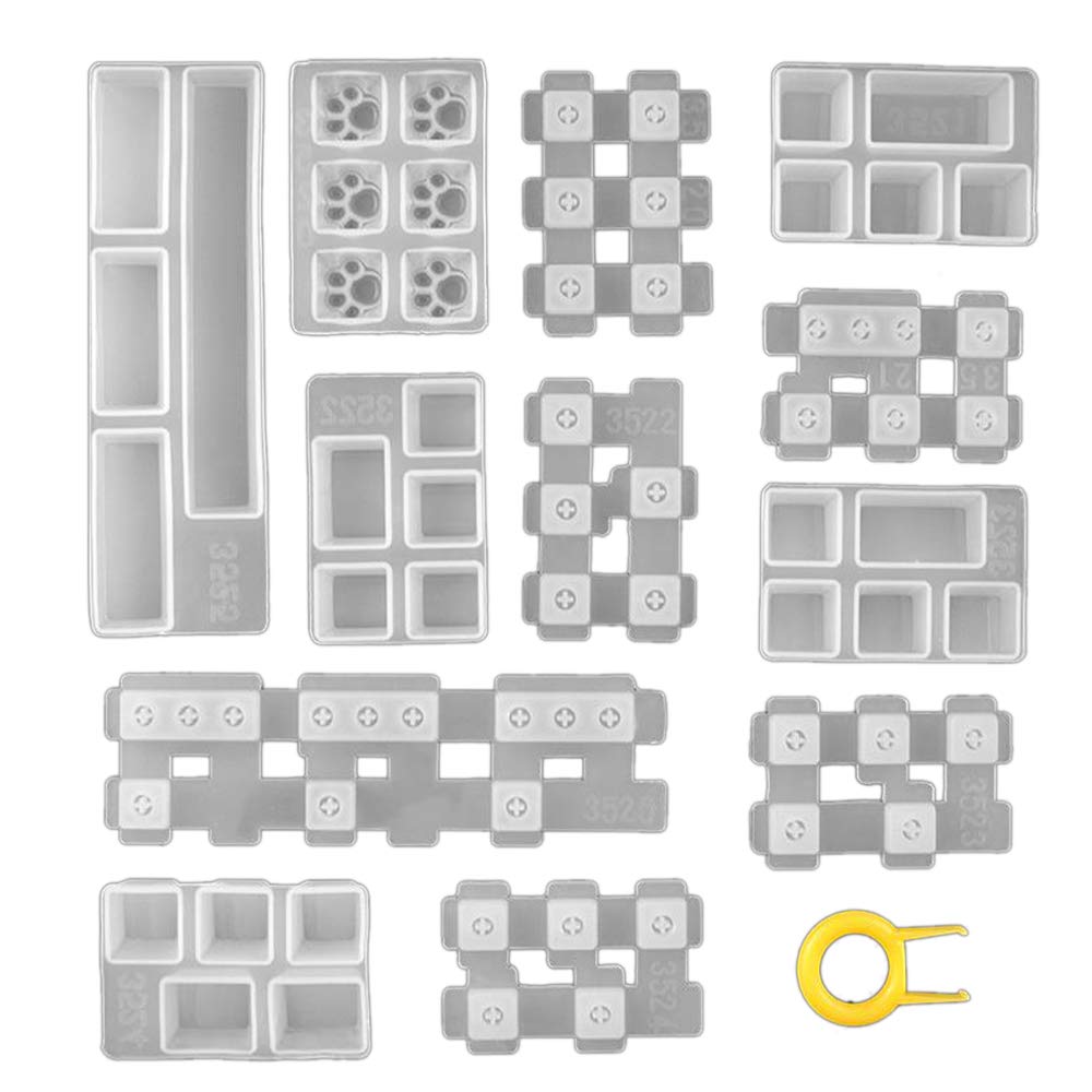 DIY Mechanical Keyboard Keycap Silicone UV Crystal Epoxy Resin Molds - Custom Keycap Making Kit for Gaming PC Keyboard Accessories | Perfect for Gamer Enthusiasts & Mechanical Keyboard DIY Projects