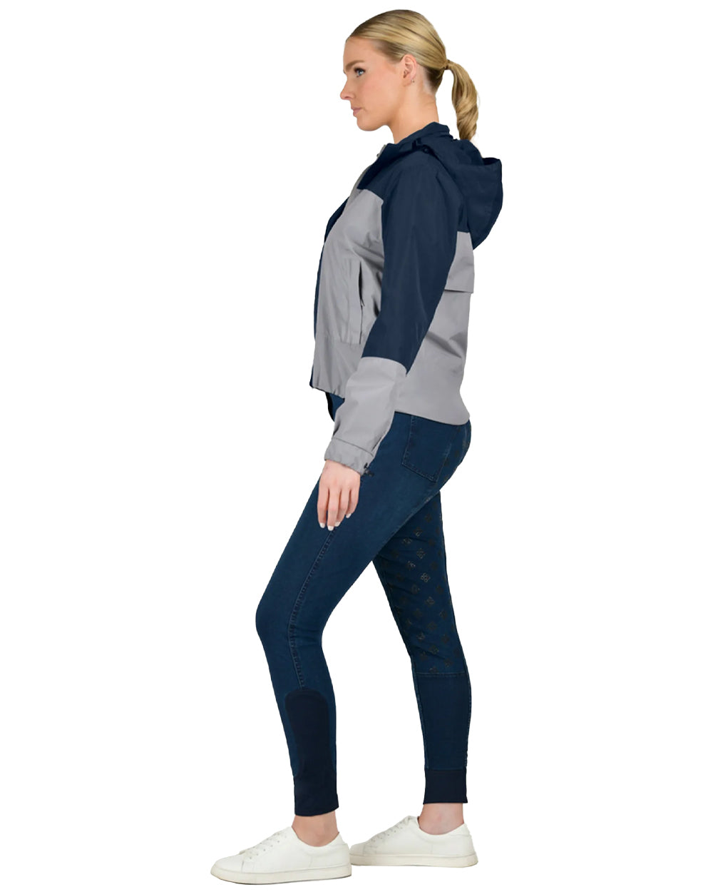 Dublin Crissy Women's Colorblock Waterproof Jacket - Lightweight Raincoat for Outdoor Hiking, Travel & Commuting