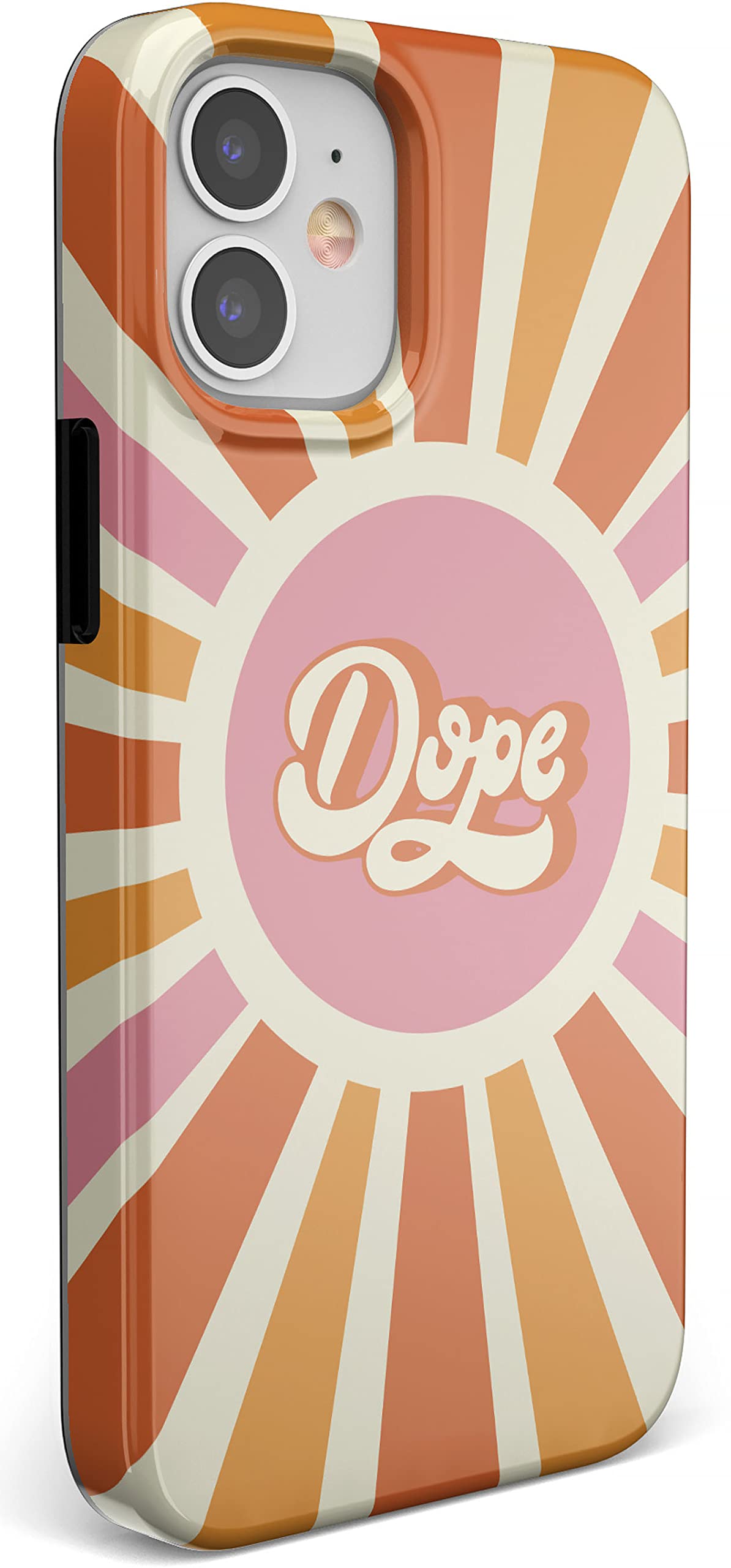 Casely iPhone 12 Mini Case - Retro Colorblock Design | Durable Protective Cover | Perfect for Everyday Use & Trendy Style