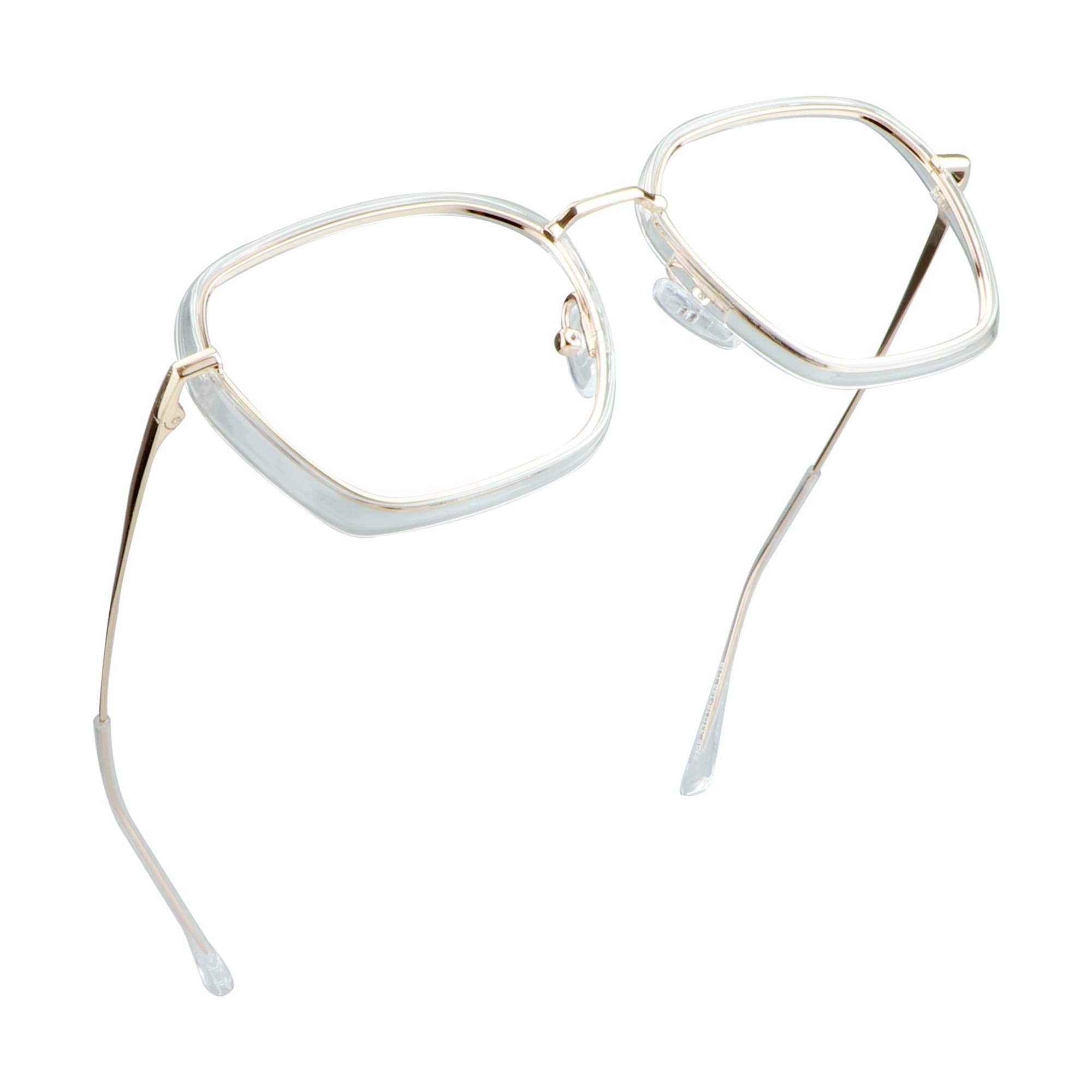 LifeArt Blue Light Blocking Glasses - Anti Eyestrain Computer & Gaming Glasses for Women & Men - Anti Glare Screen Protection - Perfect for Office Work, Online Classes & Late-Night Screen Use