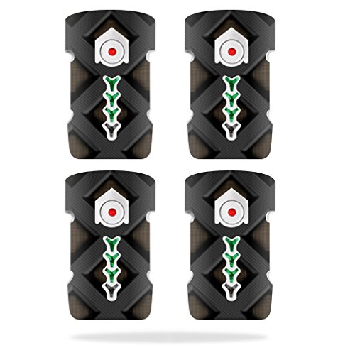 DJI Inspire 1 Battery Skin Wrap (4-Pack) - Black Carbon Fiber Protective Cover Sticker | Compatible with DJI Inspire 1 Drone Batteries | Perfect for Outdoor Aerial Photography & Travel Protection
