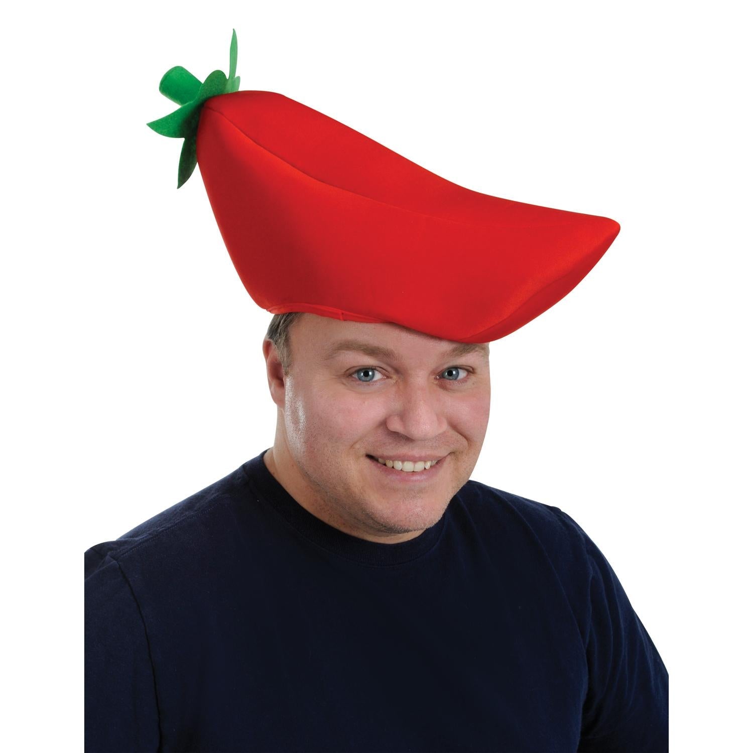 12 Pack Beistle Fiesta Plush Chili Pepper Hats - Fun Party Hats for Cinco de Mayo, Mexican Fiesta, Themed Parties & Costume Accessories
