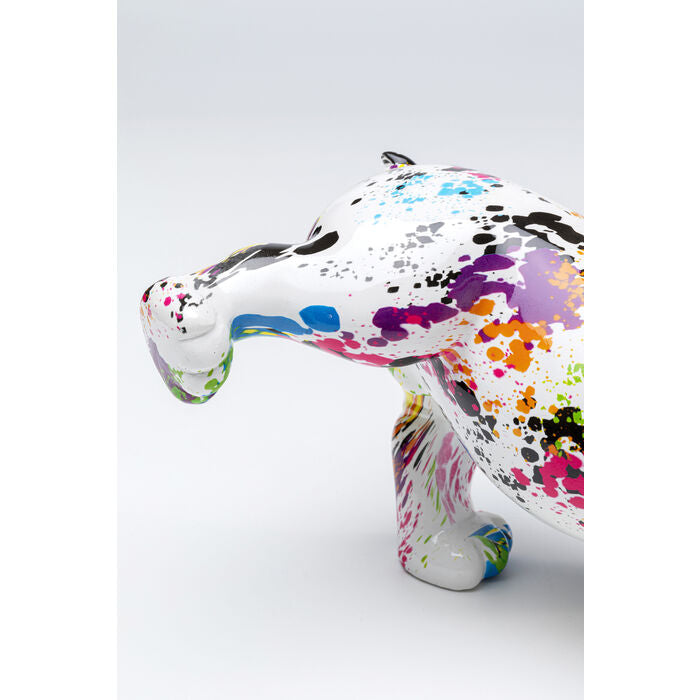 Decorative Splash Bulldog Figurine - 12.6 Inch Handcrafted Resin Statue for Home, Office & Garden Decor | Perfect Gift for Dog Lovers