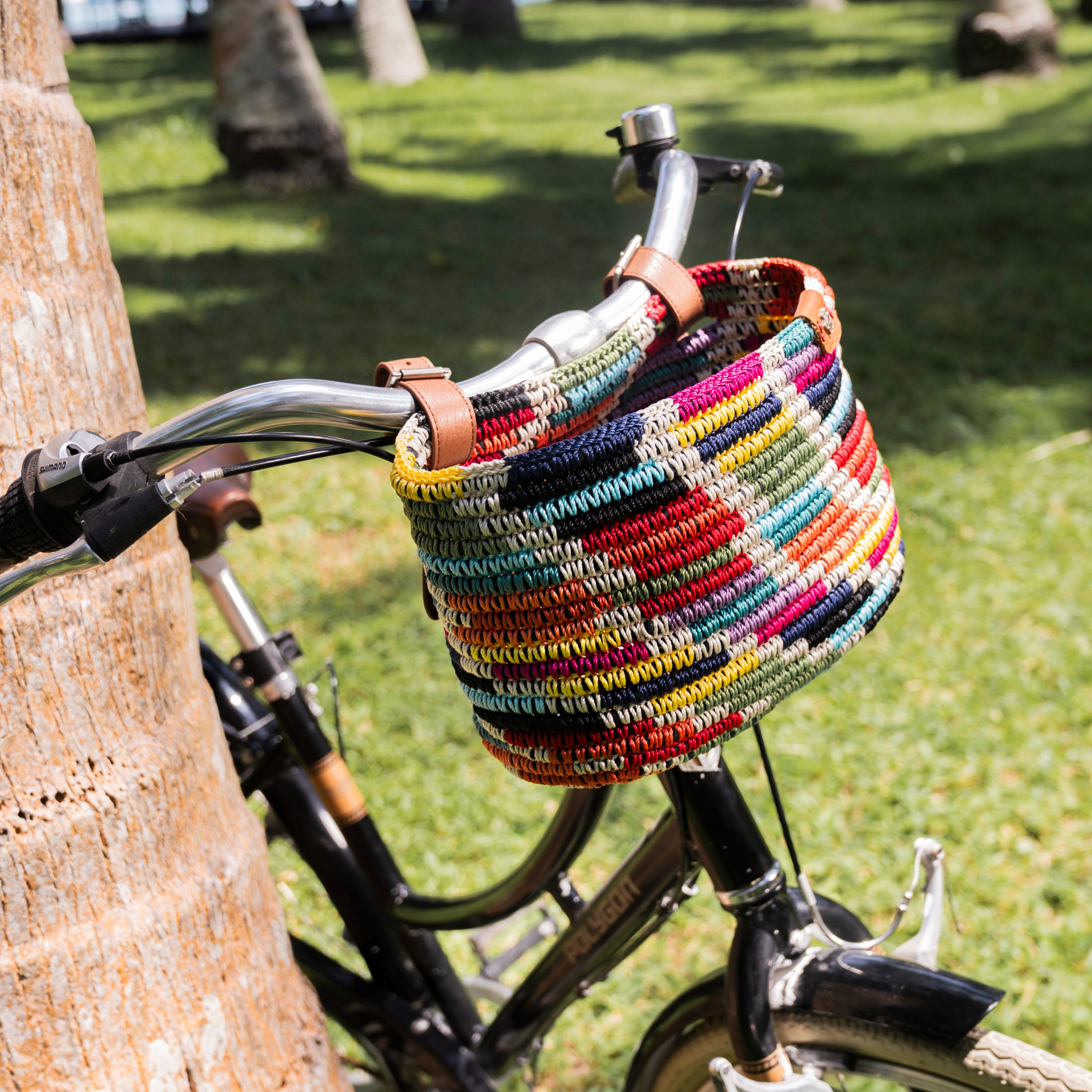 Sturdy Bike Basket for Women & Men - Front or Rear Mount - Perfect for Groceries, Picnics & Commuting | Durable Woven Storage Basket for Bicycles