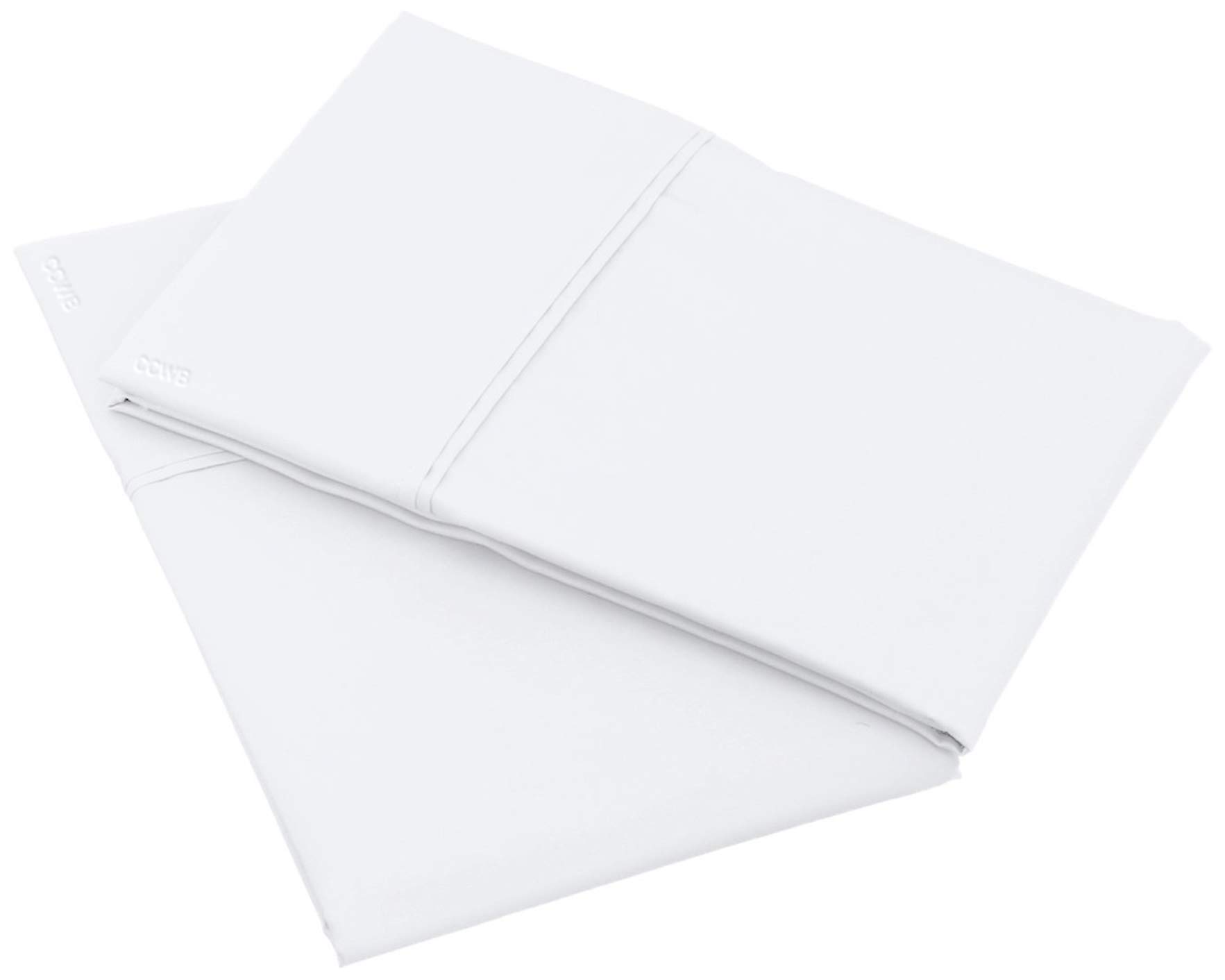 Premium Oversized Queen Pillowcase - 100% Egyptian Cotton 600 Thread Count - Fits Fluffy & Pancake Pillows - Extra Tall Sleeve Design - Perfect for Luxury Bedding & Home Decor