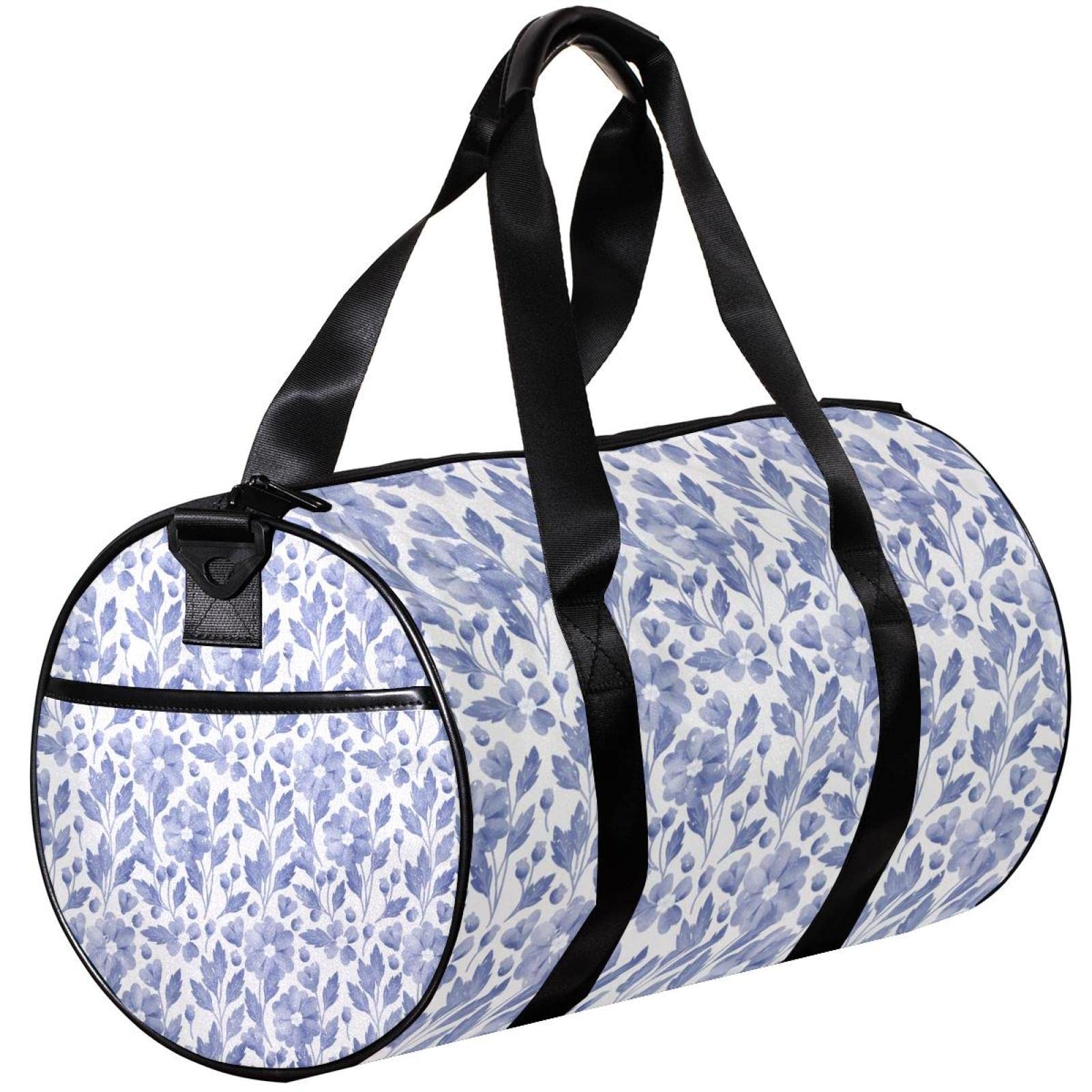 Men's Floral Gym Duffle Bag with Wet Pocket - Large Sports Travel Bag for Workout, Gym, Yoga & Weekend Getaways