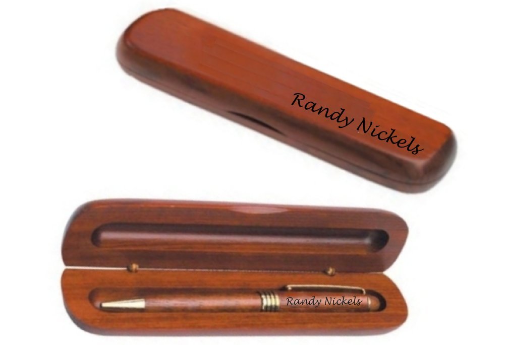 Personalized Engraved Rosewood Gift Box with Custom Ballpoint Pen - Perfect for Wedding, Anniversary & Corporate Gifts - Free Online Customization (Pen & Box Engraving Included)