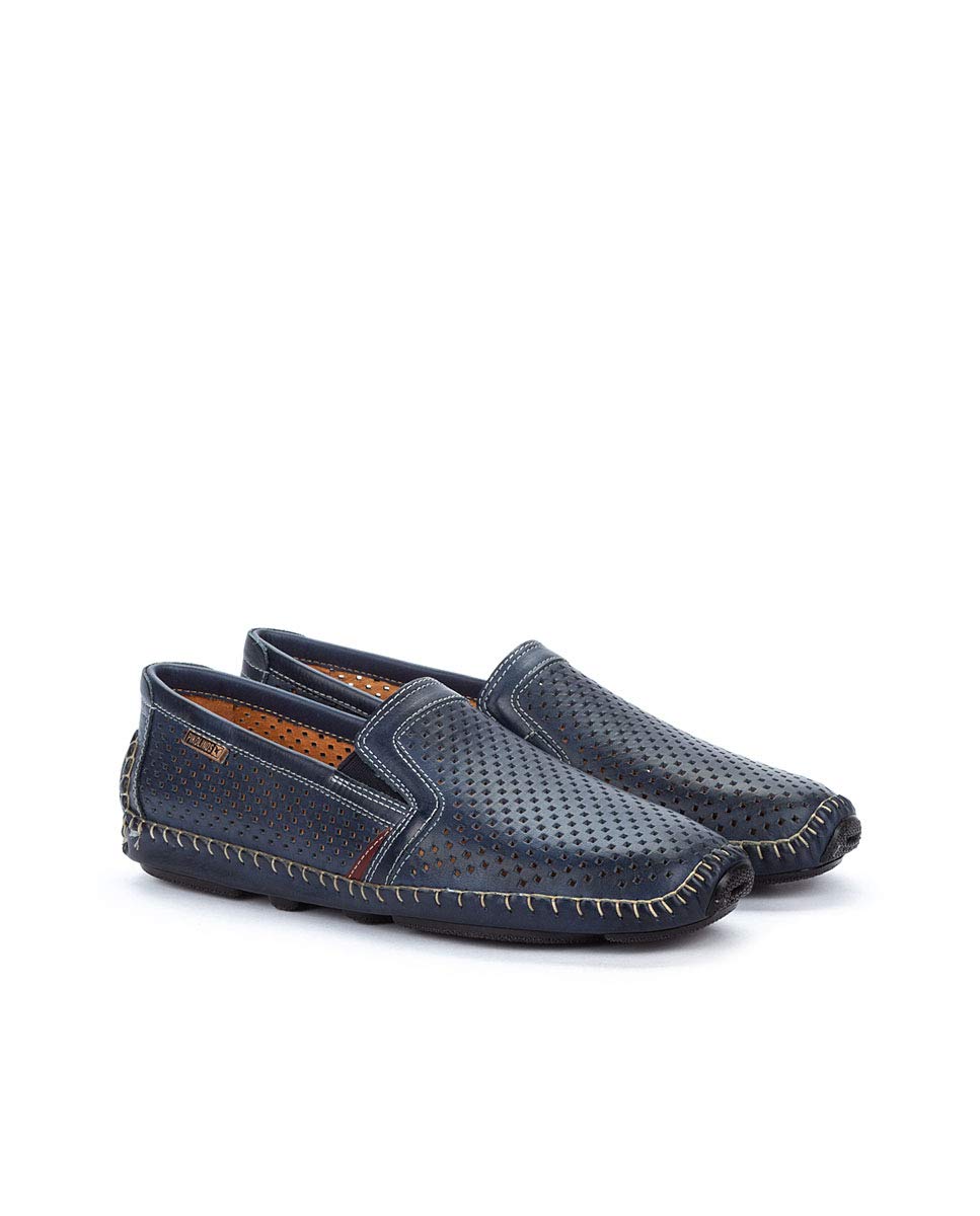 PIKOLINOS Men's Leather Loafers - Jerez Style Comfortable Slip-On Shoes for Casual & Business Wear