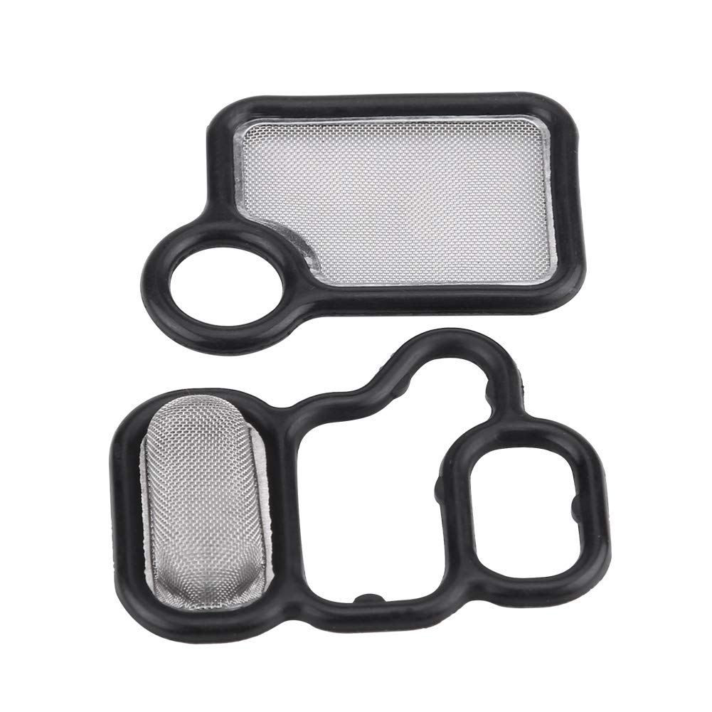 Qiilu 2Pcs Replacement Engine Valve Cover Gasket Seal Washer Set - Compatible with Honda Accord, Acura CR-V & Element (OE 15815-RAA-A02 15845-RAA-A01) - Durable Auto Parts for Engine Maintenance & Repair