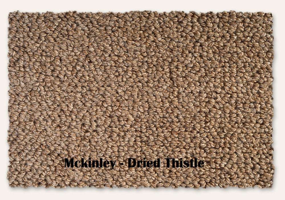 EarthWeave Bio Floor Natural Wool Carpet - Mckinley Style - 12 ft Wide - Eco-Friendly Home & Office Flooring for Living Room, Bedroom, and Commercial Spaces