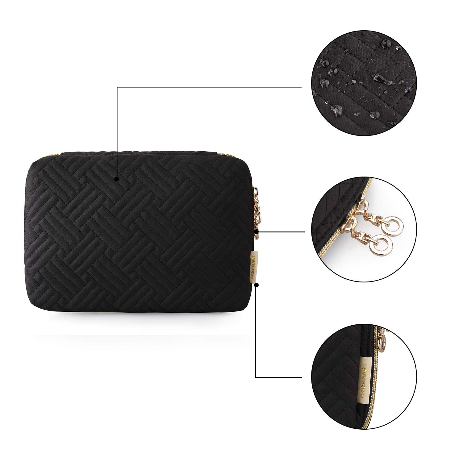 BAGSMART Electronics Organizer Travel Case - Waterproof Cable Organizer Bag for Laptops, Phones & Accessories | Portable Tech Storage Pouch for Women & Men | Perfect for Business Trips, Vacations & Daily Commute