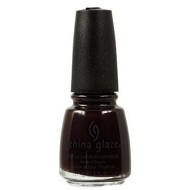 China Glaze Evening Seduction Nail Polish #70430 - 0.5 oz Long-Lasting Glamorous Purple Shade for Night Out & Special Occasions