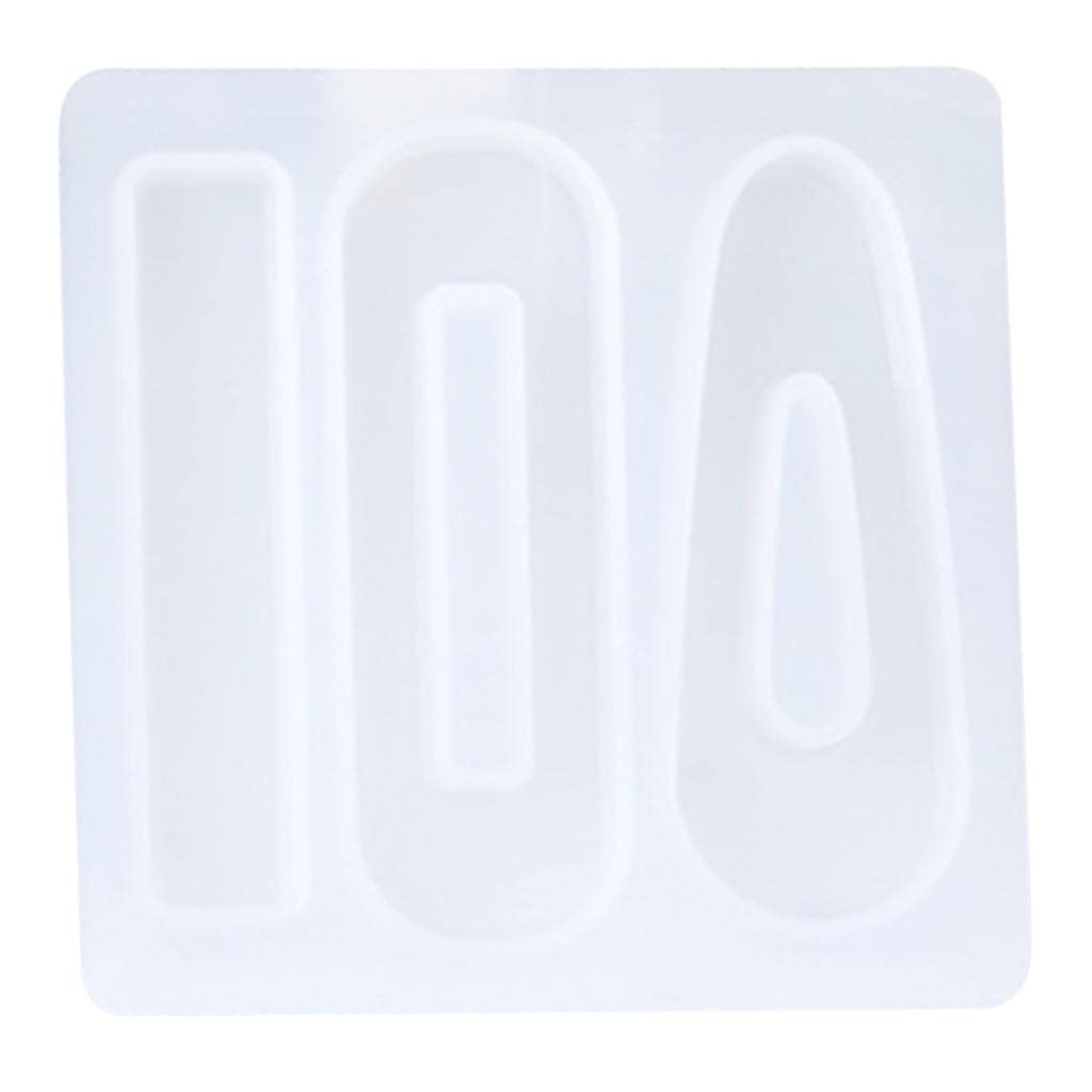 LOOM TREE® Silicone Hair Clip Molds for DIY Hair Styling & Jewelry Making - Perfect for Hair Accessories, Crafting, and Jewelry Repair (Model 516J)