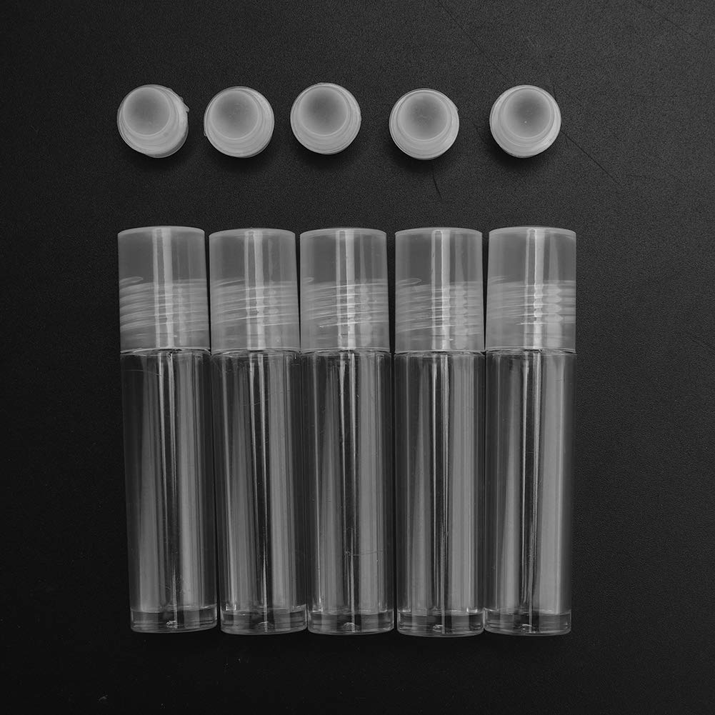 Qkiss 10ml Essential Oil Roller Bottles - Empty Glass Roller Bottles with Roller Ball for Aromatherapy, DIY Perfume & Travel - Perfect for Essential Oils, Perfume Oils & Carrier Oils