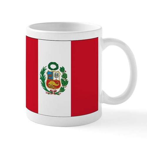 White - Peru Flag Mug