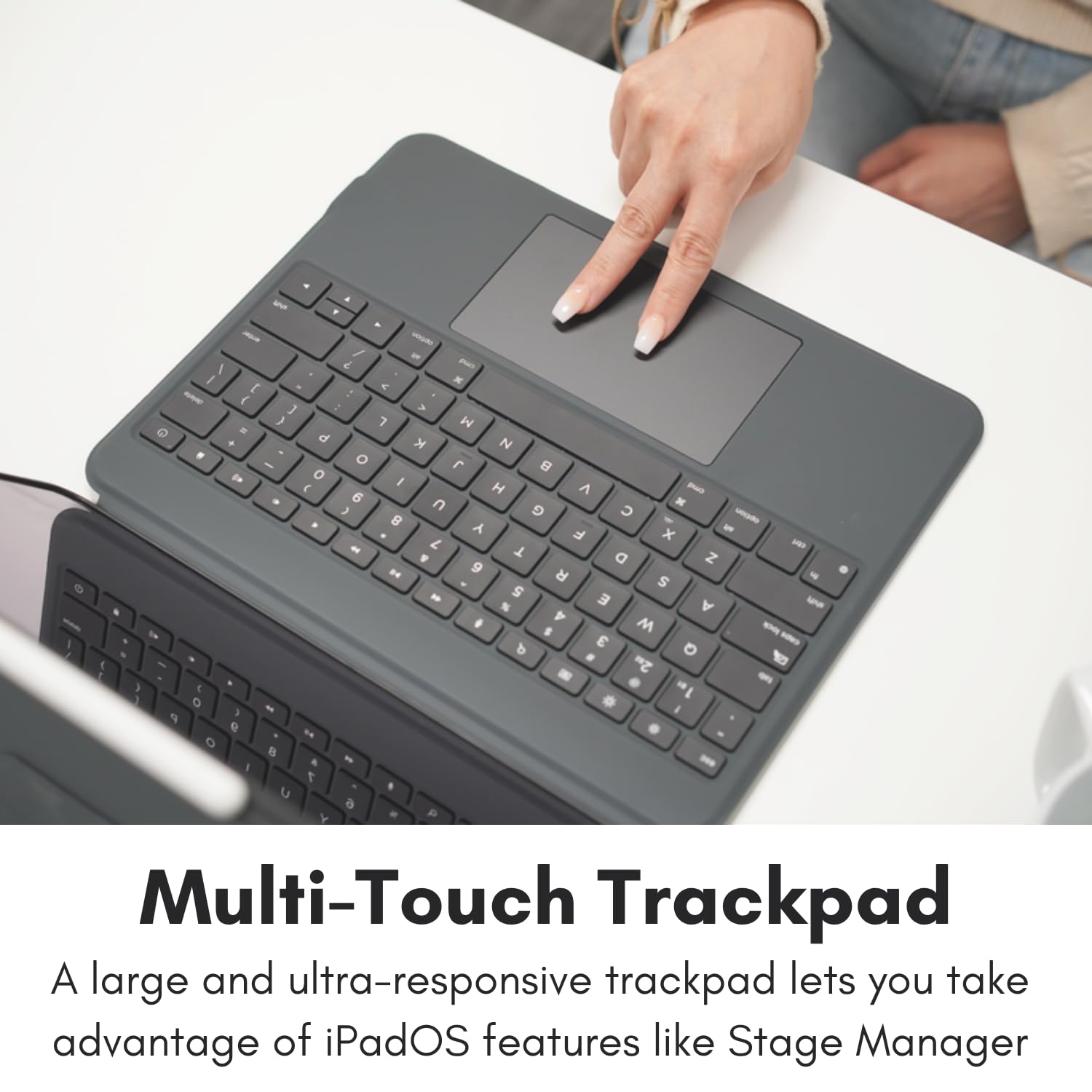 Macally iPad Air 11 Inch Case with Backlit Keyboard (M2, 2024) | iPad Pro 11 Case with Detachable Keyboard (2022/2021/2020/2018 Models) - Slim Protective Cover with Large Trackpad, Multi-Angle Stand & Apple Pencil Holder - Perfect for Work, Study & Travel