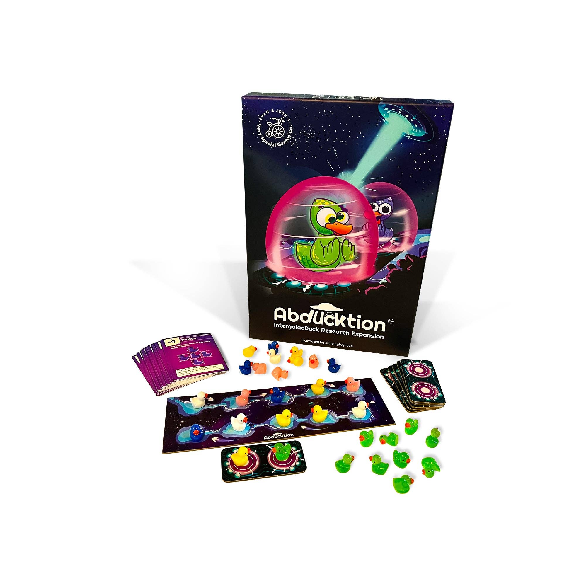 Abducktion: Intergalacduck Research Expansion - Fun Alien Duck Collectible for Sci-Fi Fans & Home Decor