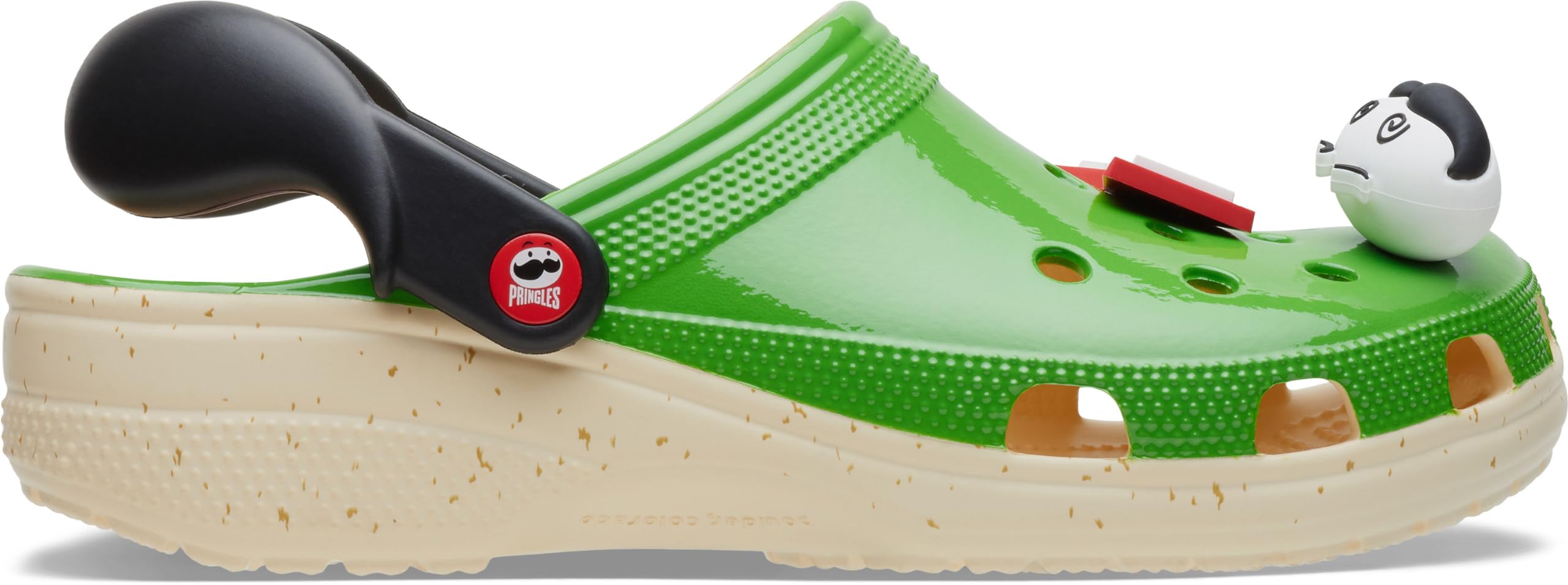 Crocs Unisex-Adult Pringles X Classic Clog | Comfortable Slip-On Shoes for Men & Women | Perfect for Casual Wear, Beach, Pool & Outdoor Activities
