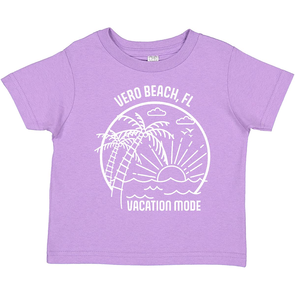 Inktastic Summer Vacation Mode Vero Beach Florida Toddler T-Shirt - Cute Graphic Tee for Kids, Boys & Girls - Perfect for Beach Trips, Family Vacations & Florida Travel