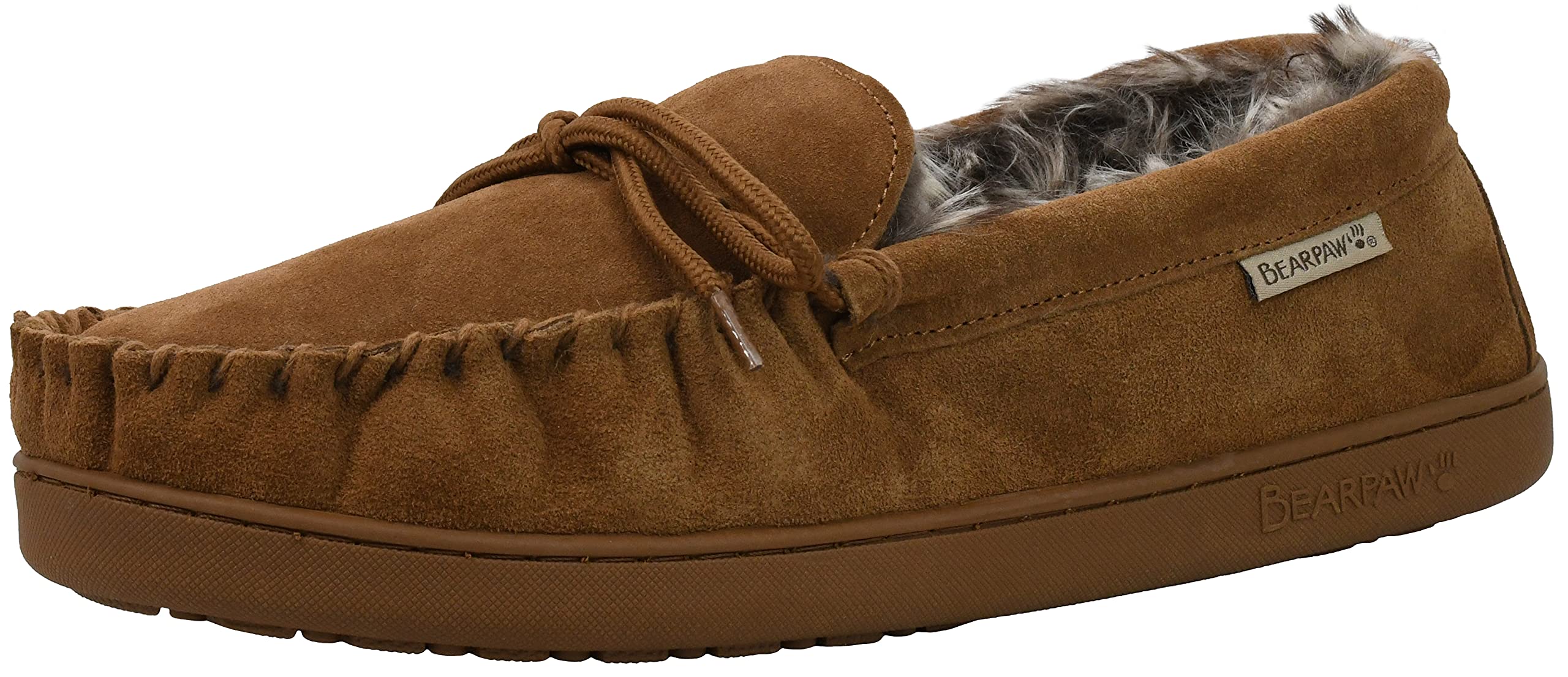 BEARPAW Men's Moc II Slippers - Comfortable & Lightweight Casual Shoes for Men in Multiple Colors | Perfect for Indoor Lounging, Outdoor Errands & Cozy Home Wear