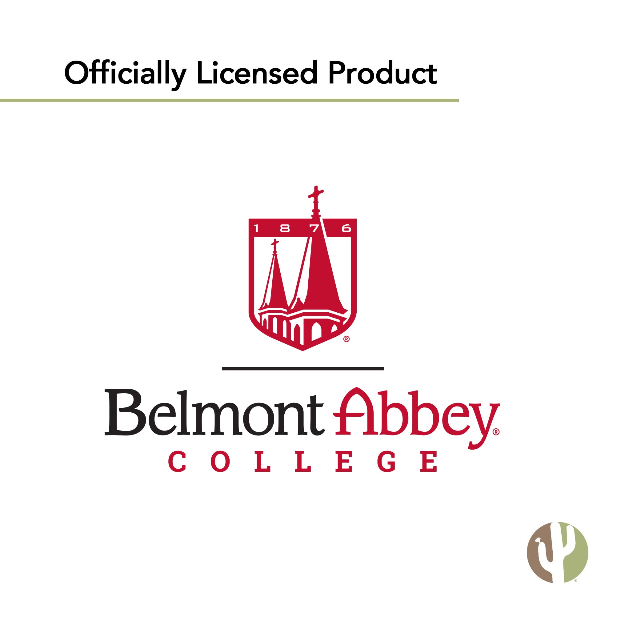 Desert Cactus Belmont Abbey College Crusaders Vinyl Decal Sticker - Waterproof Laptop, Water Bottle, Car, Scrapbook Decor (6-Pack) - Perfect for College Dorm, School Spirit, and Fan Accessories