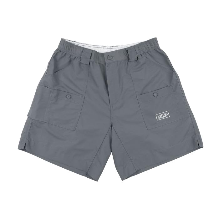 AFTCO Original Fishing Shorts for Men - Quick-Dry, Lightweight Long Fishing Shorts with UPF Protection - Perfect for Saltwater, Freshwater, and Boat Fishing Adventures