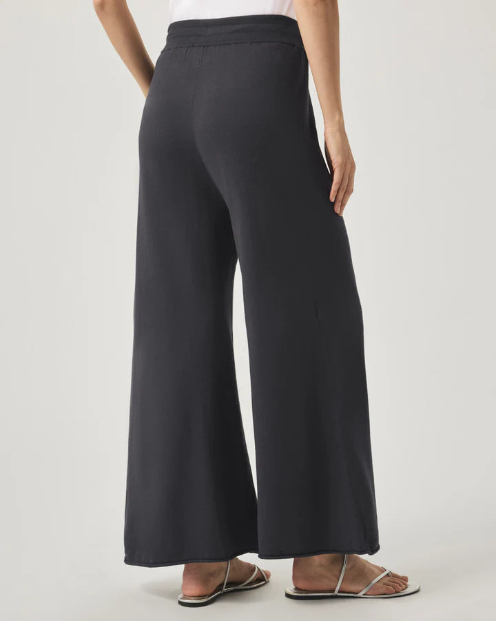 Veronica Crop Wide Leg Pants for Women - High Waisted Linen Palazzo Trousers - Comfortable Summer Casual Pants for Work, Travel & Boho Style Outfits