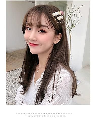 CHANDERKASH 8PCS Geometric Metal Hair Clips - Barrettes Pins for Women, Hollow Hairpins, Korean Style Hair Accessories for Daily Use, Parties and Weddings