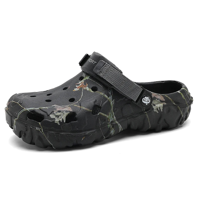 2024 New Summer Men's Outdoor Garden Clogs - Comfortable Casual Luxury Sandals & Soft Home Slippers for Men (Sizes 40-45) | Perfect for Backyard, Poolside & Indoor Relaxation