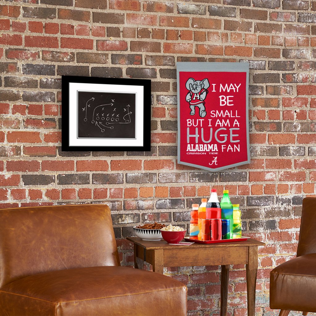 NCAA Alabama Crimson Tide Lil Fan Banner - College Football Game Day Decor, Kids Room Wall Hanging, Team Spirit Accessories for Alabama Fans