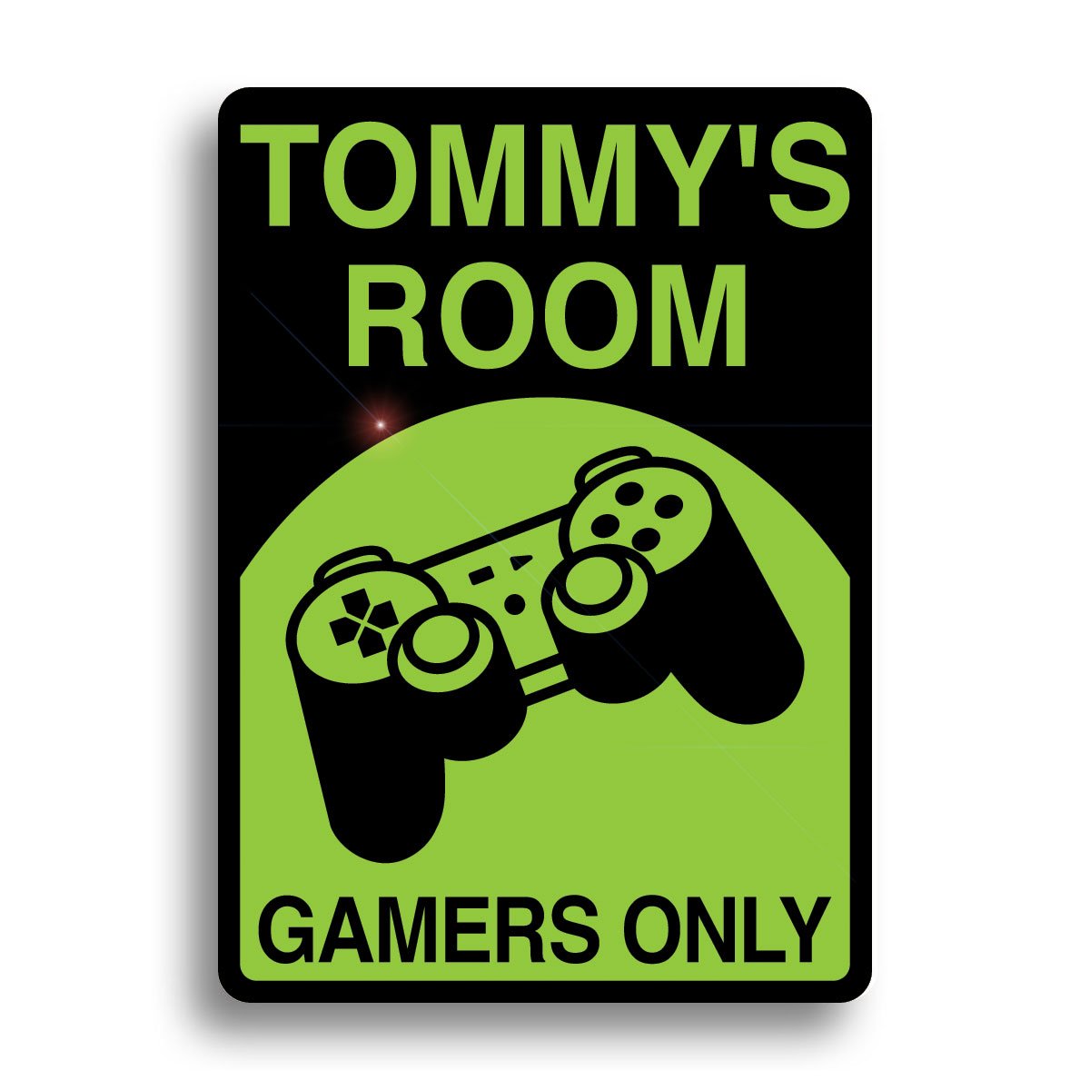 Custom Personalized Video Game Sign with PlayStation Controller - Perfect for Gamer Gifts & Gaming Room Decor