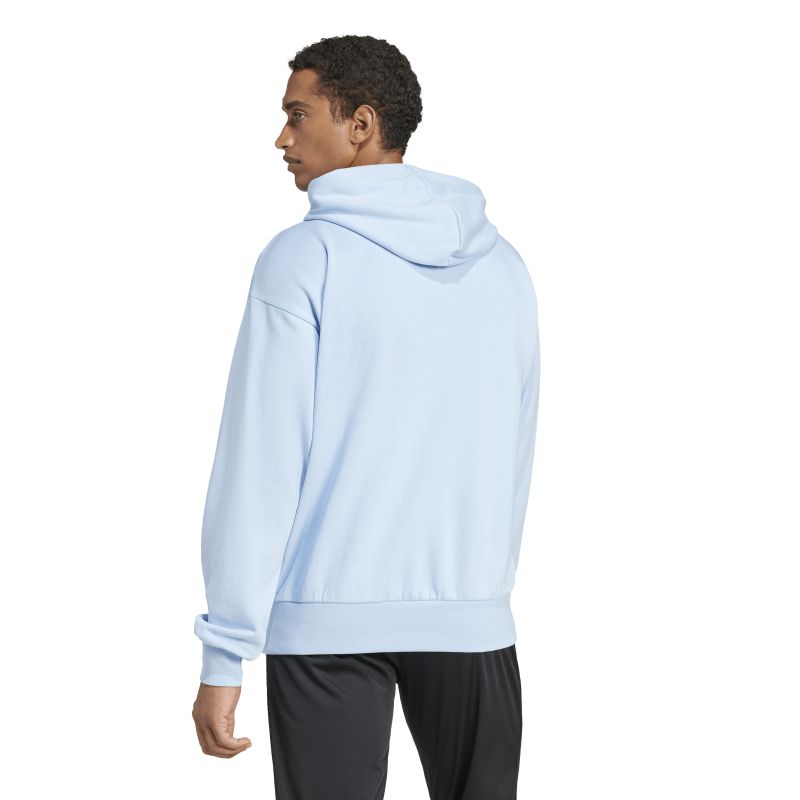 Adidas Men's Essentials Feelcozy Fleece Hoodie - Soft & Warm Pullover for Casual Wear, Gym, and Outdoor Activities