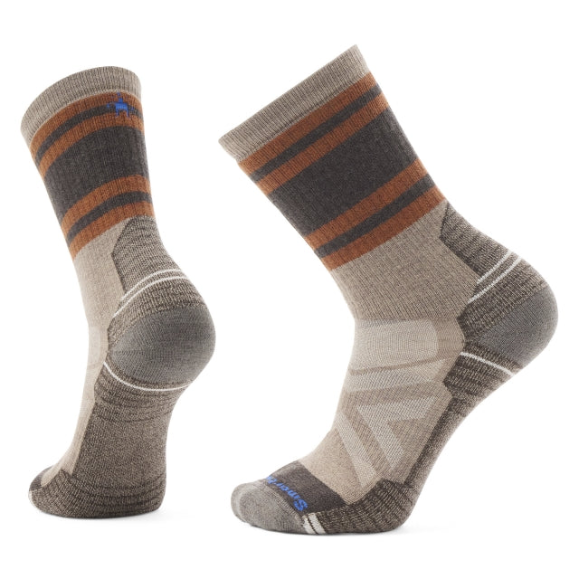 Men's Hiking Socks with Full Cushion - Breathable Trail Crew Socks for Outdoor Adventures & Backpacking