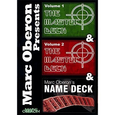 Marc Oberon Master Deck Trick - Professional Magic Card Deck for Close-Up & Street Magic | Perfect for Beginners & Advanced Magicians | Great for Parties, Performances & Gifts
