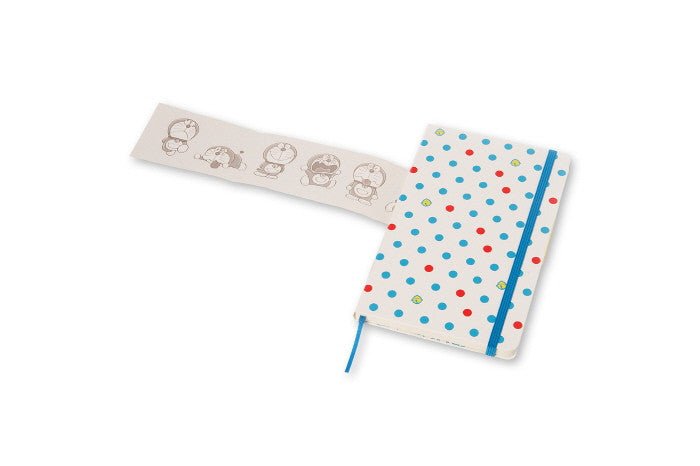 Moleskine Limited Edition Doraemon Ruled Hard Cover Notebook - Perfect for Journaling, Sketching & Collectible Gifts for Anime Fans