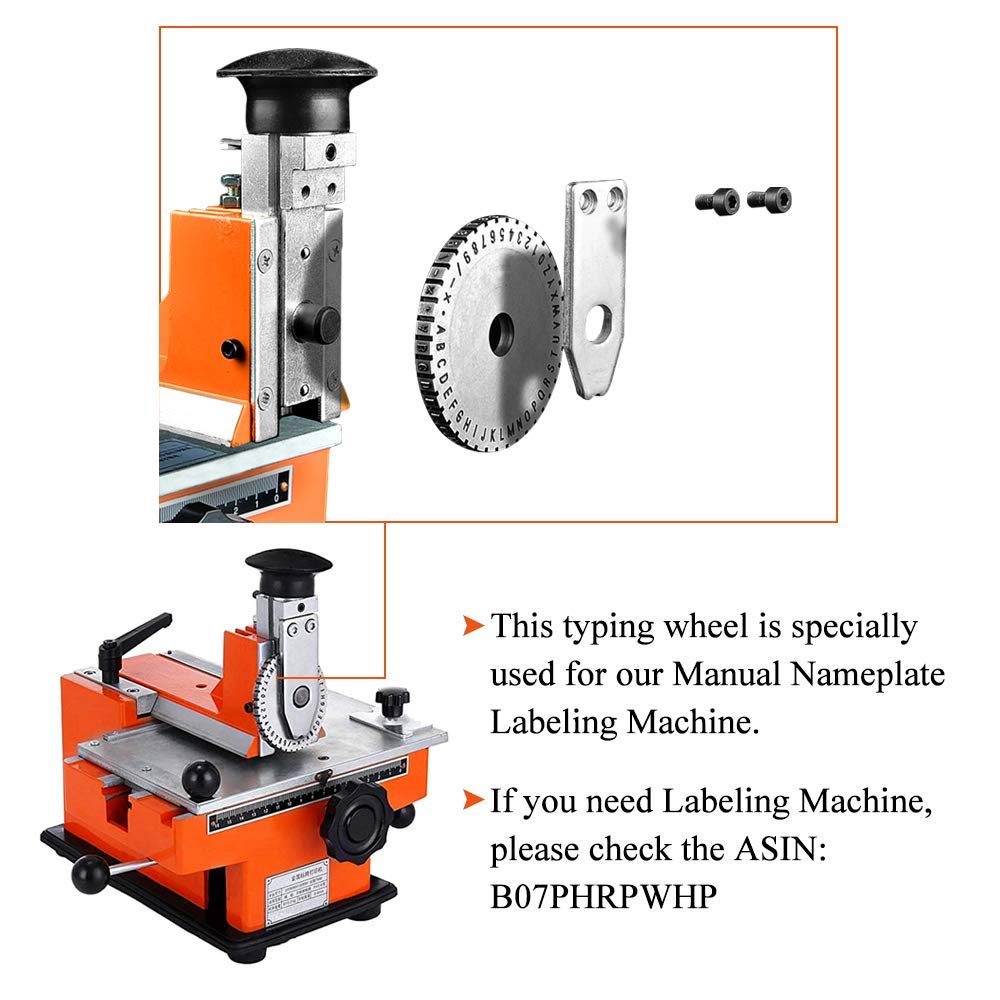 Custom Metal Nameplate Stamping Machine - Codeword Plate for Engraving & Labeling (2/2.5/3/4/5/6 Inch Sizes) - Perfect for Industrial Equipment, Tool Identification & DIY Projects