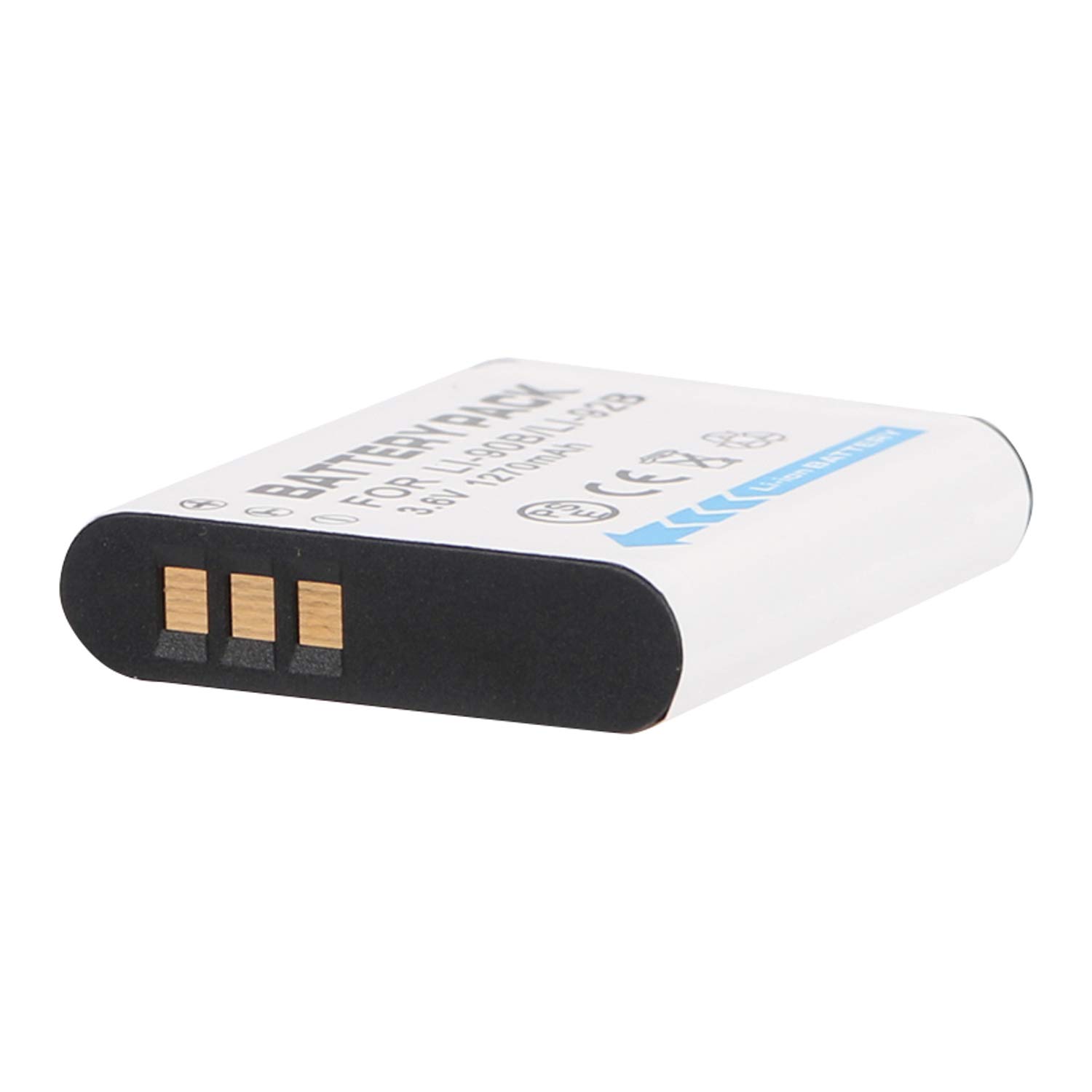 Replacement Battery and LCD USB Charger for Olympus Stylus SP-100/SP-100EE Digital Camera - Compatible with Travel, Outdoor Photography & Vlogging Accessories