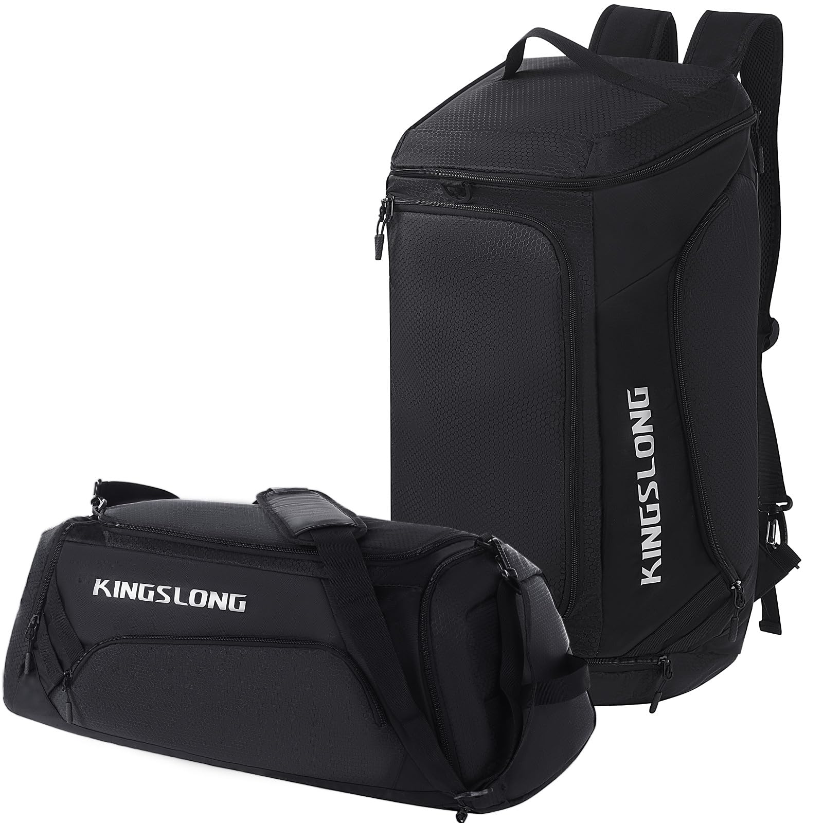 TPAID 40L Waterproof Gym Duffel Bag for Men - Large Sports Travel Backpack with Shoe Compartment | Perfect for Gym, Workout, Travel & Weekend Getaways