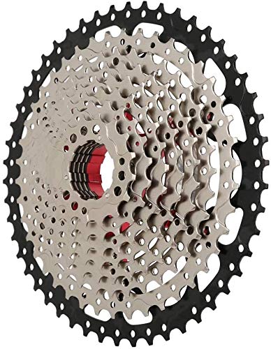 10 Speed 50T Steel Bike Freewheel Cassette - Durable Corrosion-Resistant Mountain Bike Sprocket for Smooth Gear Shifting | Perfect for Trail Riding, Commuting & Road Cycling