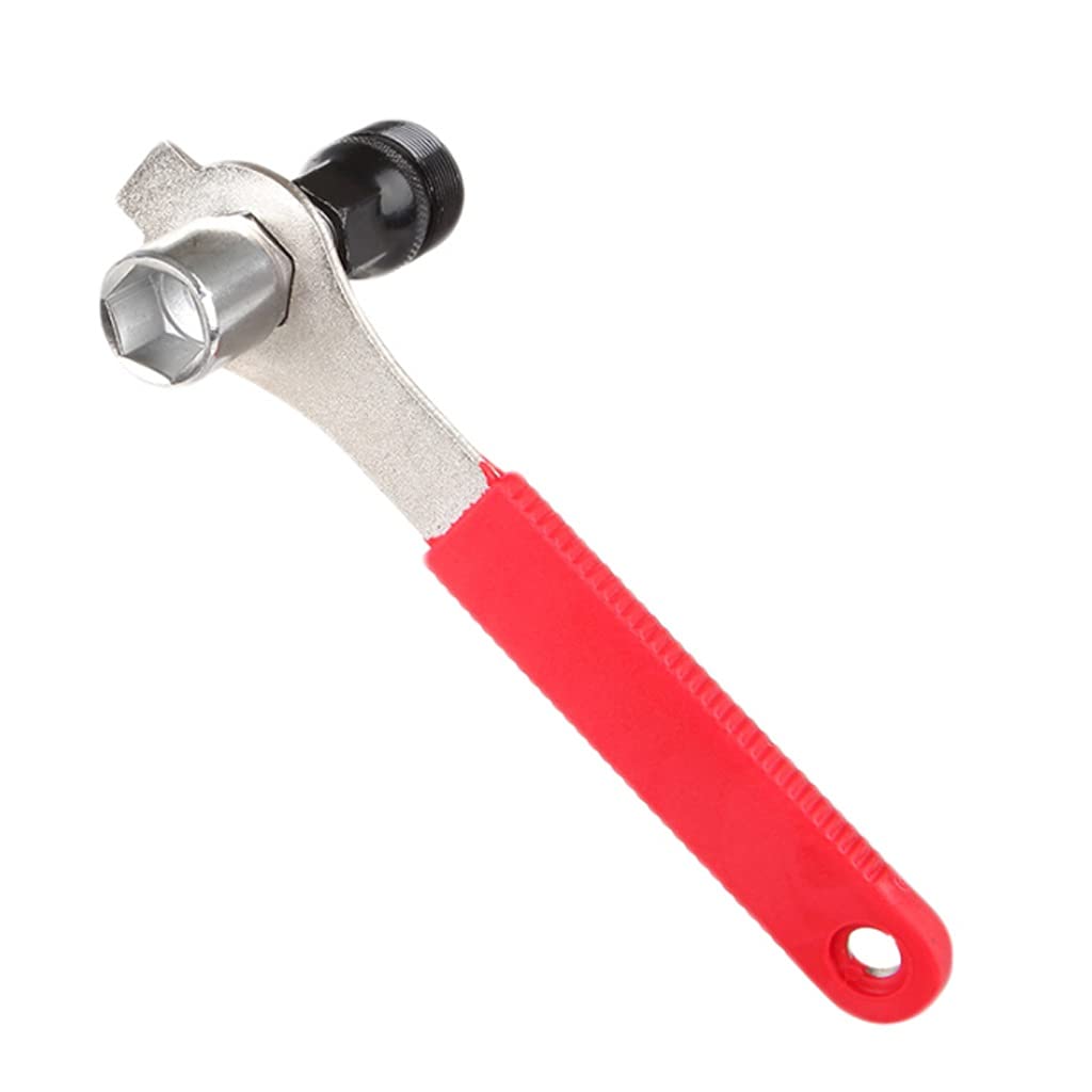 TWDYC Bicycle Crank Puller Tool - Professional Mountain Bike Bottom Bracket Axle Nut Removal Tool - Essential Repair Accessory for Bike Maintenance & Drivetrain Servicing
