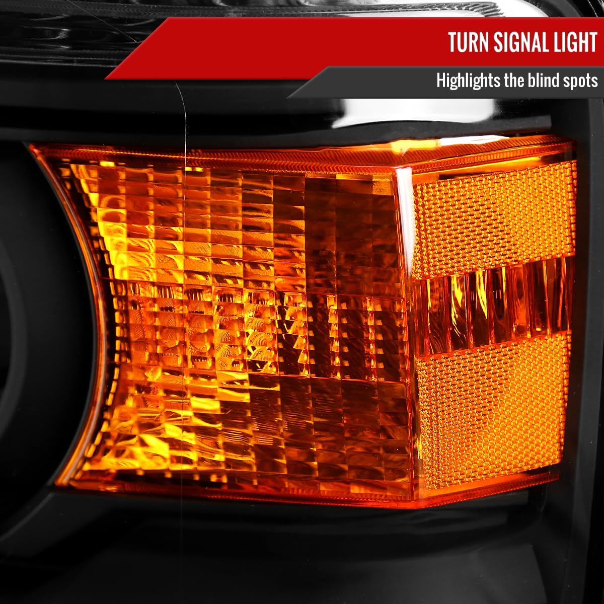 2014-2019 Chevy Silverado 1500 LED Projector Headlights with DRL - Black Housing - High Performance Replacement Headlamps for Night Driving & Off-Road Use