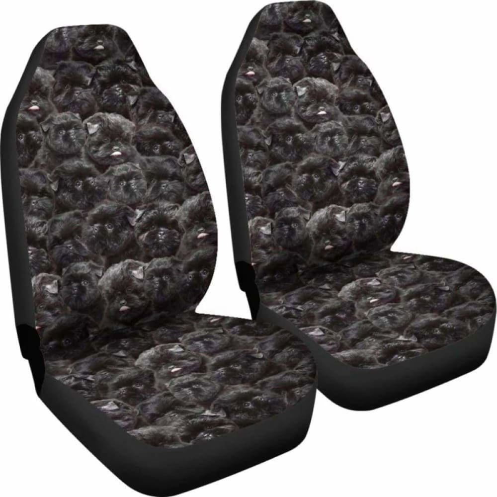 Affenpinscher Full Face Car Seat Covers - Universal Fit Pet Protection for Dogs - Waterproof & Nonslip Auto Accessories - Perfect for Travel, Road Trips & Daily Commutes