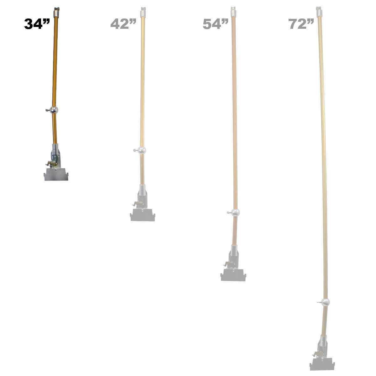 TapeTech 8134TT 34-Inch Easy Finish Flat Box Handle - Durable Packing Tool for Moving, Shipping & Storage | Perfect for Home, Office & Warehouse Use