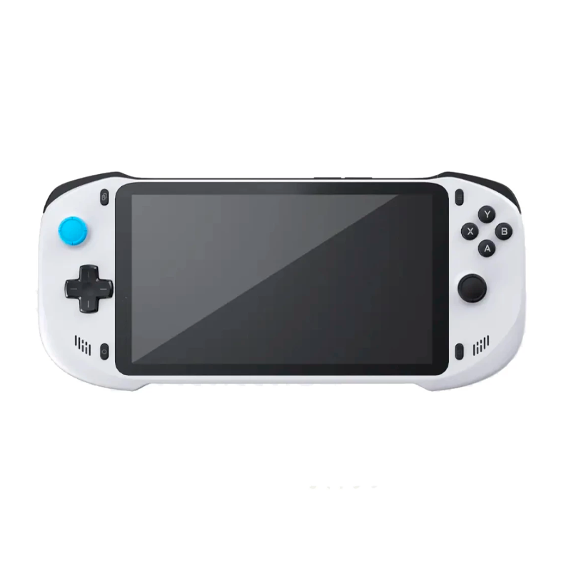 Abxylute 7 Portable Gaming Console - 64GB White | Handheld Game System for Travel, Commute & Home Entertainment