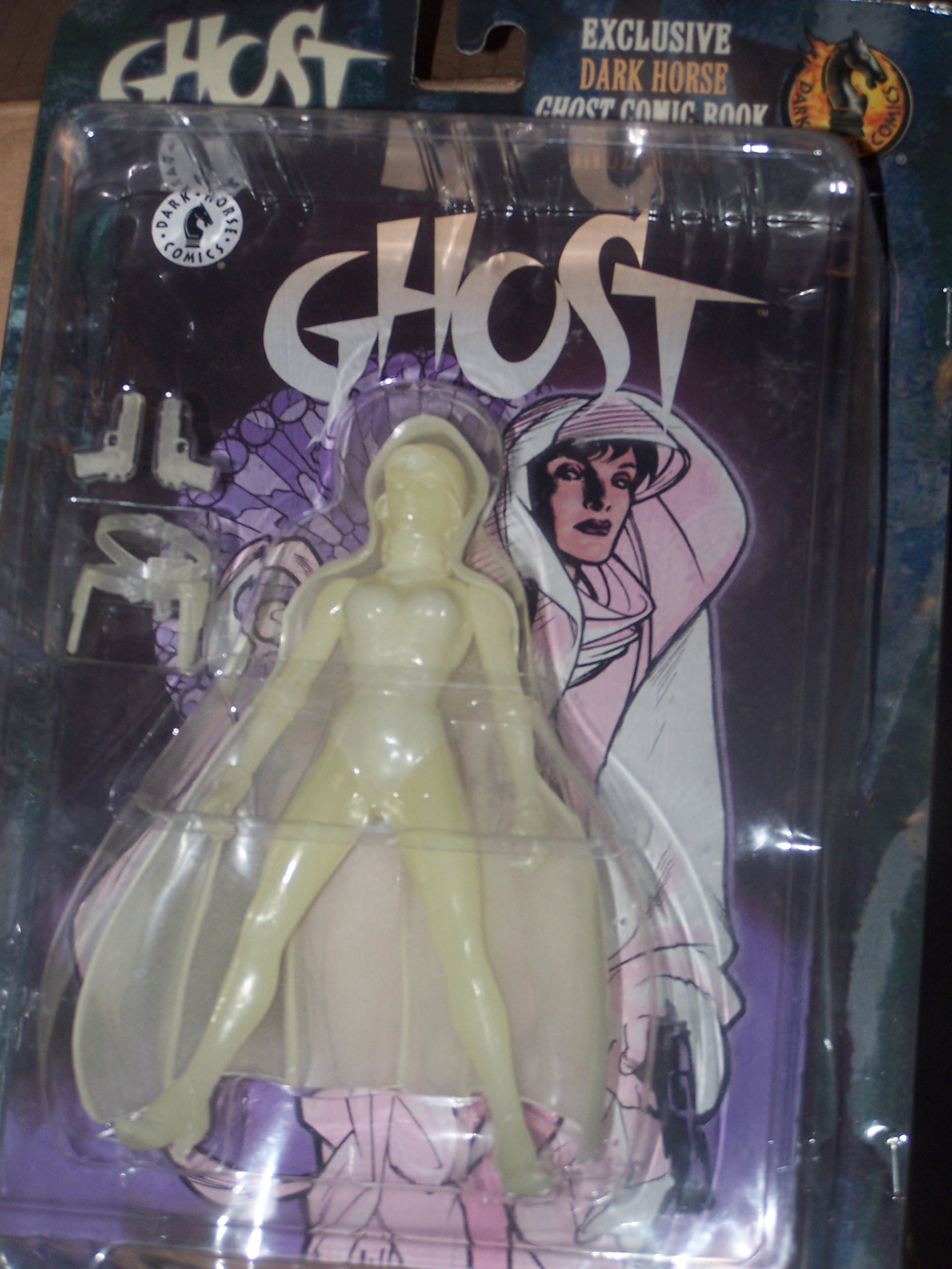 Ghost Action Figure with Comic Book - Collectible Toy for Superhero Fans & Comic Enthusiasts | Perfect for Display, Gifts, and Role-Playing Games
